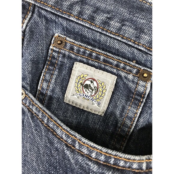 Cinch Jeans Mens 35x34 Dark Blue Denim White Label Straight Western MB98034 - Picture 3 of 15